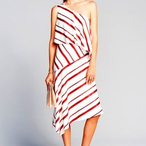 Banana Republic One Shoulder Asymmetrical Dress